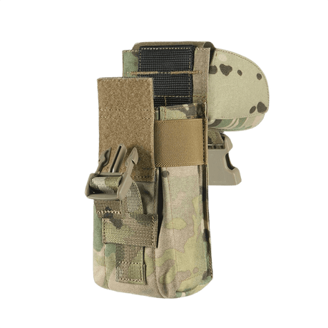 M-Tac dubbel magasinficka med Fastex-låsning, robust Cordura 500D, militär och friluftsliv, snabb åtkomst till magasin, camouflagemönster
