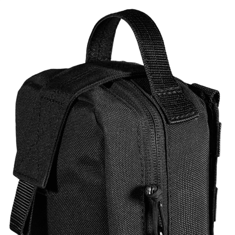 M-Tac Medical Pouch Rip Off med modulært design monteret på MOLLE Velcro, sort brugervenlig førstehjælpstaske.