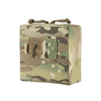 M-Tac Utility Pouch Elite Small i slidstærkt Cordura 500D med MOLLE-interface til opbevaring af nødvendigheder, camouflagemønster.
