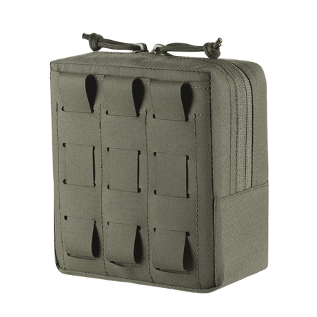 M-Tac Utility Pouch Elite Small i slidstærkt Cordura 500D med Laser Cut MOLLE-interface til opbevaring af EDC-udstyr og ejendele.