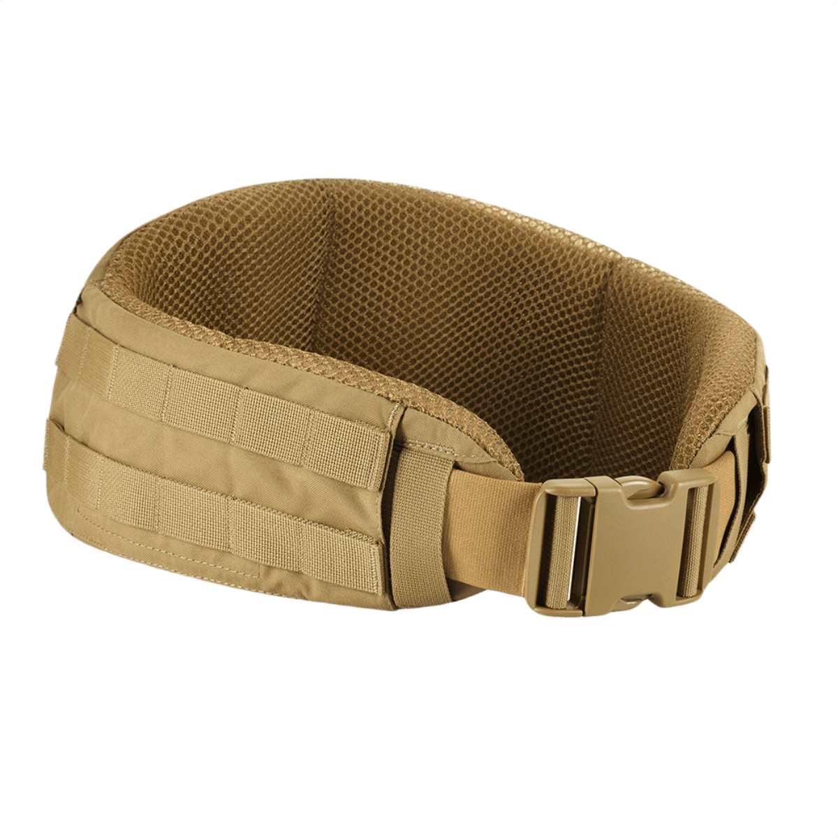 Taktisk M-Tac War Belt ARMOR i slidstærkt Cordura 500D med MOLLE-webbing til fastgørelse af tilbehør, ideelt til kampudstyr.