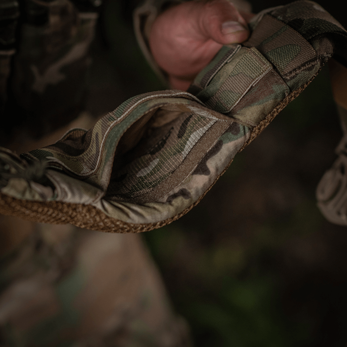 M-Tac War Belt ARMOR i robust Cordura 500D med MOLLE-webbing for taktisk brug og udstyrsfæstning i en kampsituation.