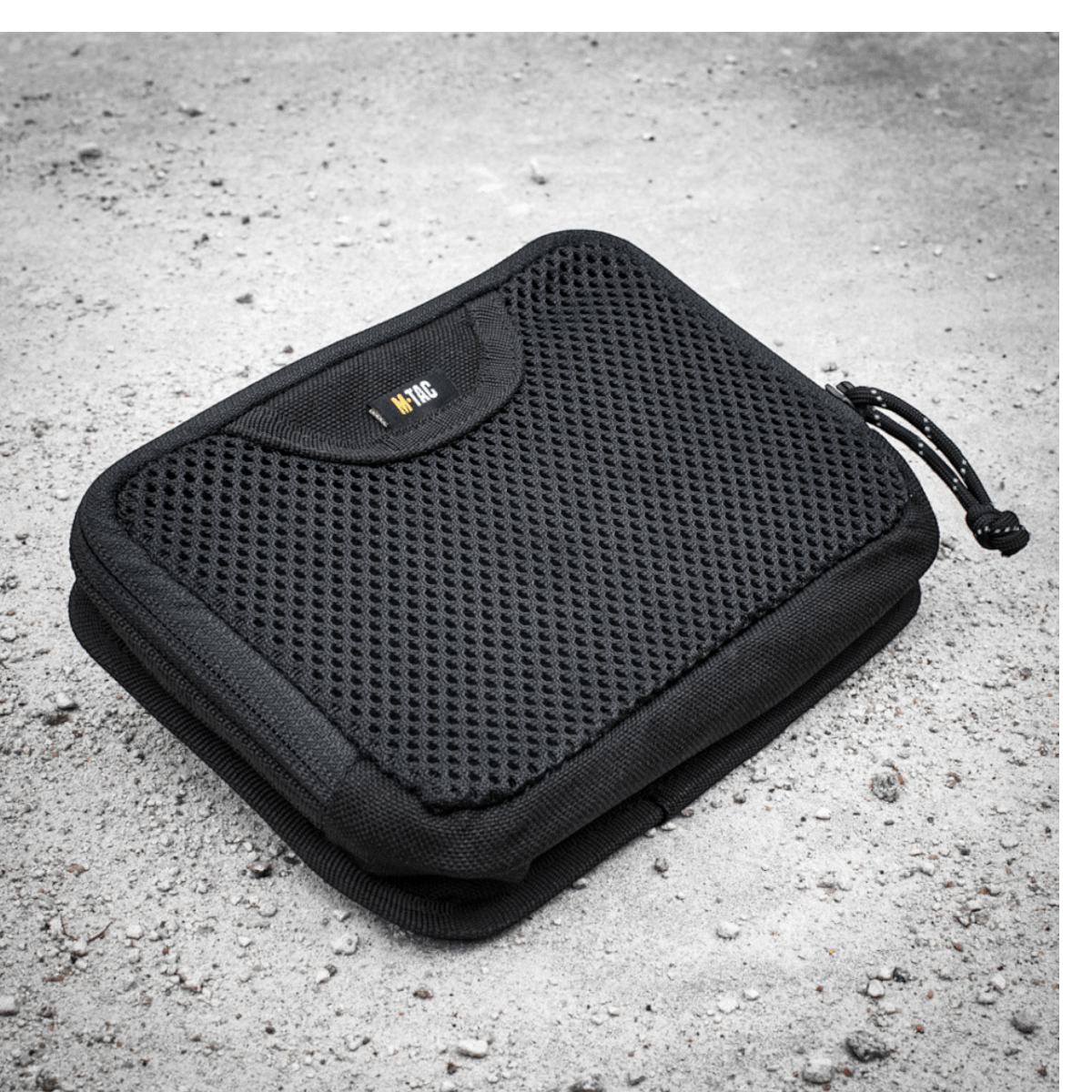 M-Tac Hook & Loop Utility Panel til tasker, modulært panel med lynlåslomme, praktisk til opbevaring af småting, 19 x 13 cm.