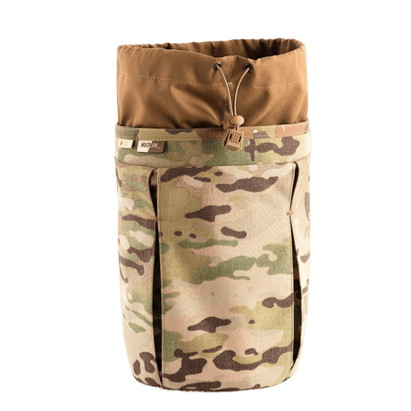 M-Tac Mag Drop Pouch Elite i kamouflagemönster med MOLLE-fästen för snabb magasinväxling och säker förvaring av utrustning