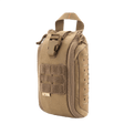M-Tac Medical Pouch Elite Rip Off - taktisk førstehjælpstaske med lynadgang og organisering, i sandfarve.