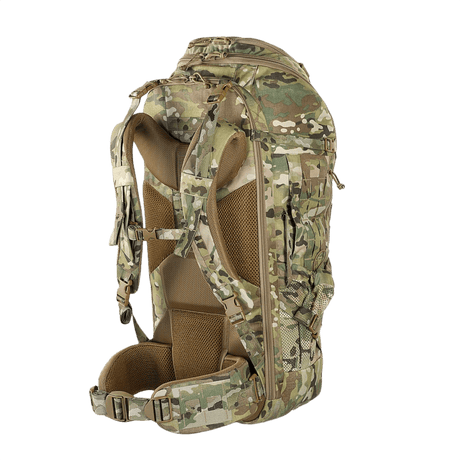 M-Tac Rygsæk Large Gen.III Elite lavet af slidstærkt Cordura, ideel til taktisk brug og udstyrstransport med ergonomisk design.