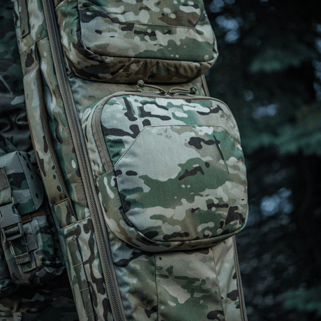 M-Tac Gun Backpack Case 125 cm Gen.II Elite i camouflagemönster med taktiska fickor för förvaring och säker vapentransport