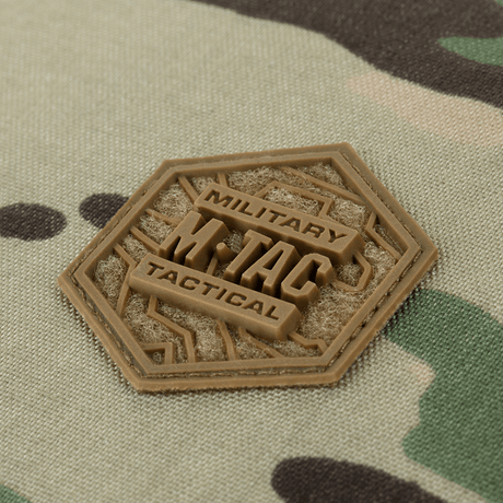 Närbild av M-Tac Gun Backpack Case 125 cm Gen.II Elite med militärt camouflagedesign