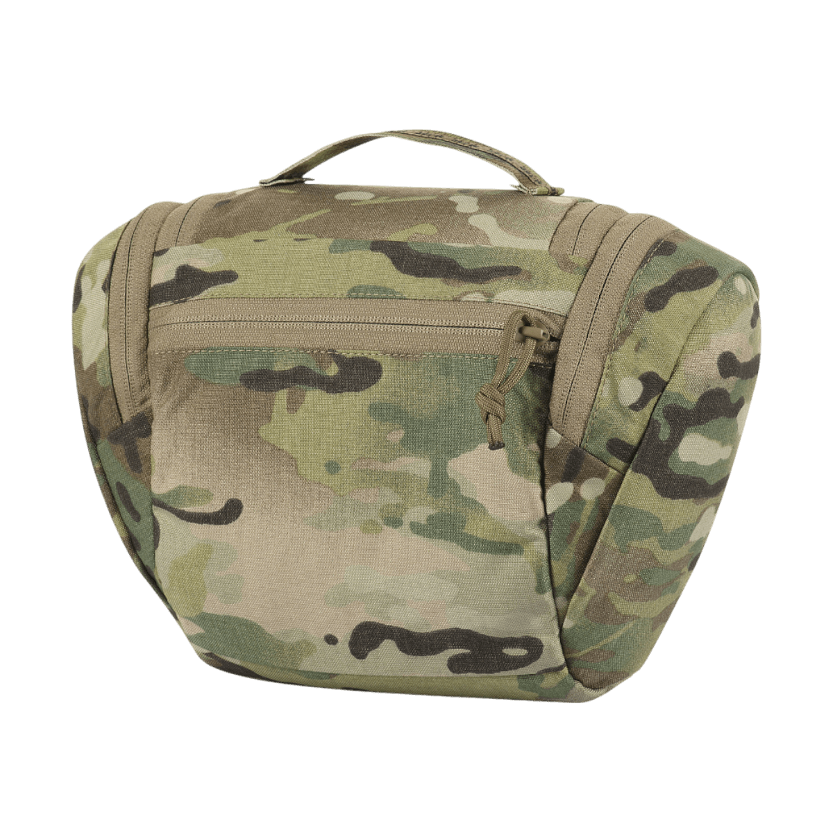 M-Tac Toilettaske Elite Gen.II i camouflage design, kompakt rejsetaske til opbevaring af hygiejneartikler og småting