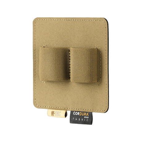 M-Tac Double Mag Pouch Hook Backed Magazine i beige Cordura-tyg med Velcro-fäste