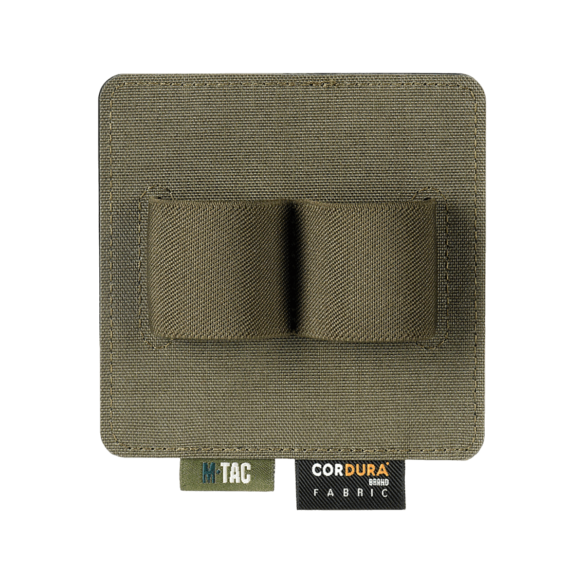 M-Tac Double Mag Pouch Hook Backed Magazine med justerbare rumdelere, designet til to pistolmagasiner, kompatibel med Velcro-område.