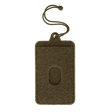 M-Tac Badge Holder – ID-kort og patch med blødt Velcro, plastbase, metaløjer og paracord til ophæng. Perfekt til ID og patches.