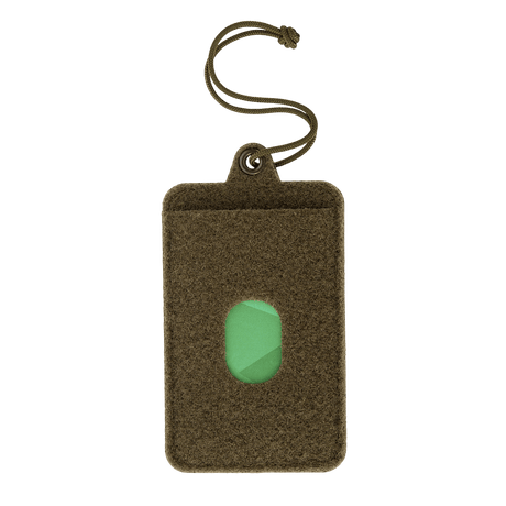 M-Tac Badge Holder – ID-kort och patch med Velcro-sidor, plastbas och paracord för upphängning. Ficka för nyckelkort.