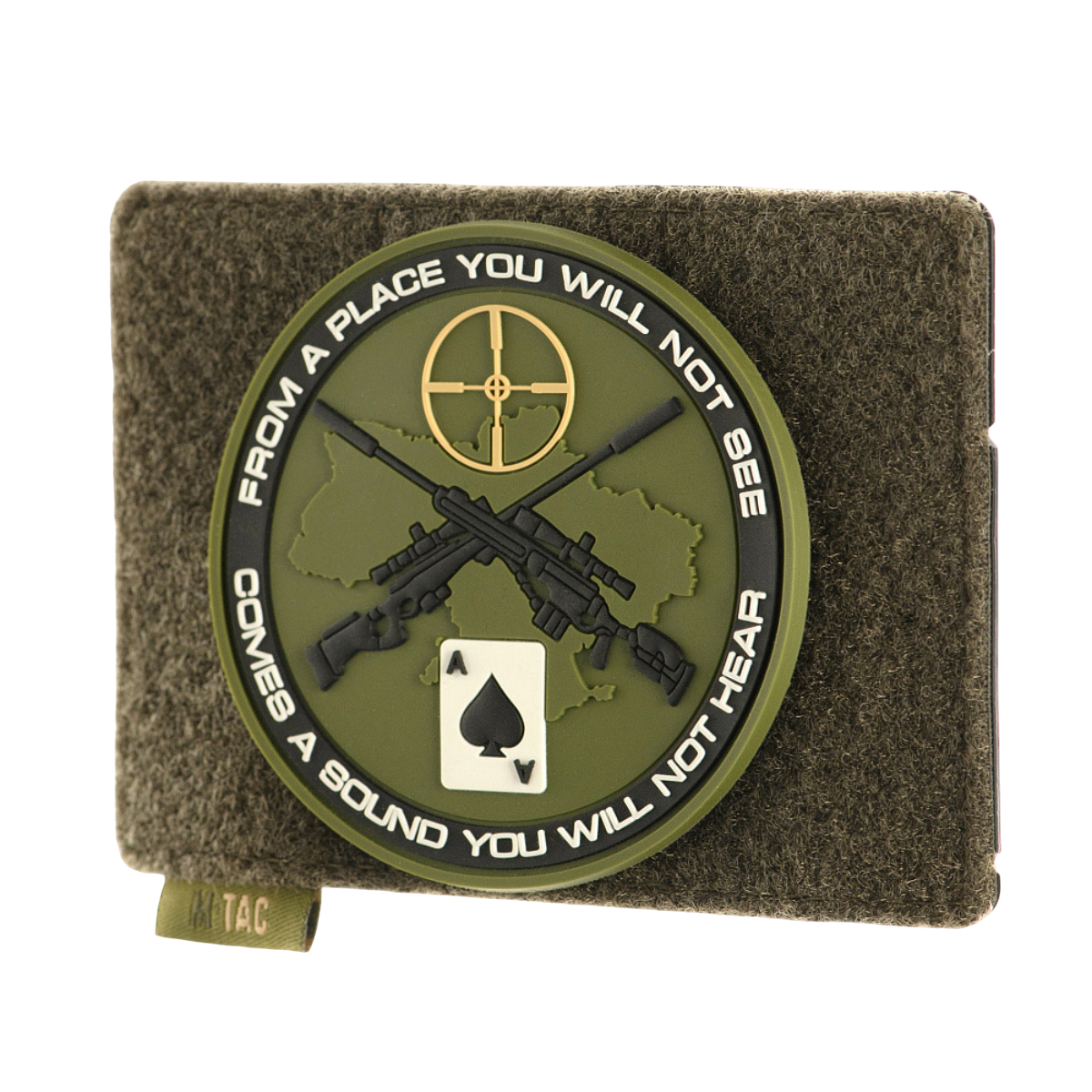 M-Tac taktisk moralpatch displaybräda krok och ögla Molle 120x85