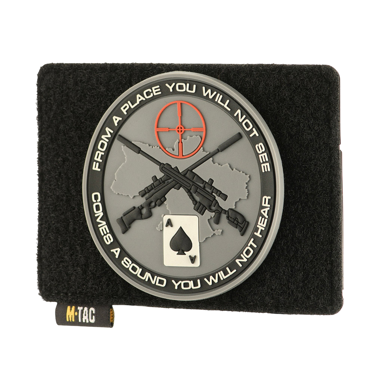 M-Tac taktisk moralpatch displaybräda krok och ögla Molle 120x85