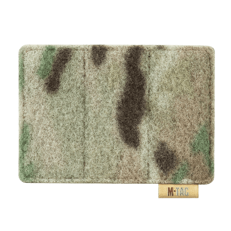 M-Tac panel för patches på MOLLE 120x85 i camo-design med hook & loop-yta, idealisk för patches och ID-placering på MOLLE-system