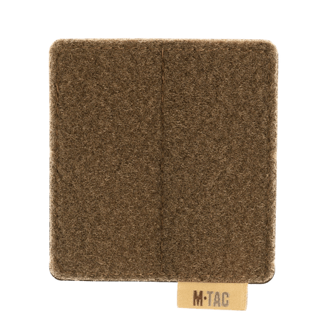 M-Tac panel för patchar på MOLLE 80x85 med hook & loop-ytan och plastbas, perfekt för MOLLE-system.