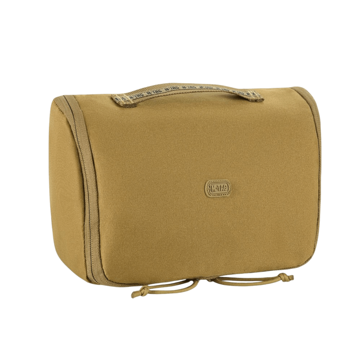 M-Tac Toilettaske i vandafvisende 600D polyester, kompakt design til rejsebrug, holder formen, ideel til opbevaring af toiletartikler.