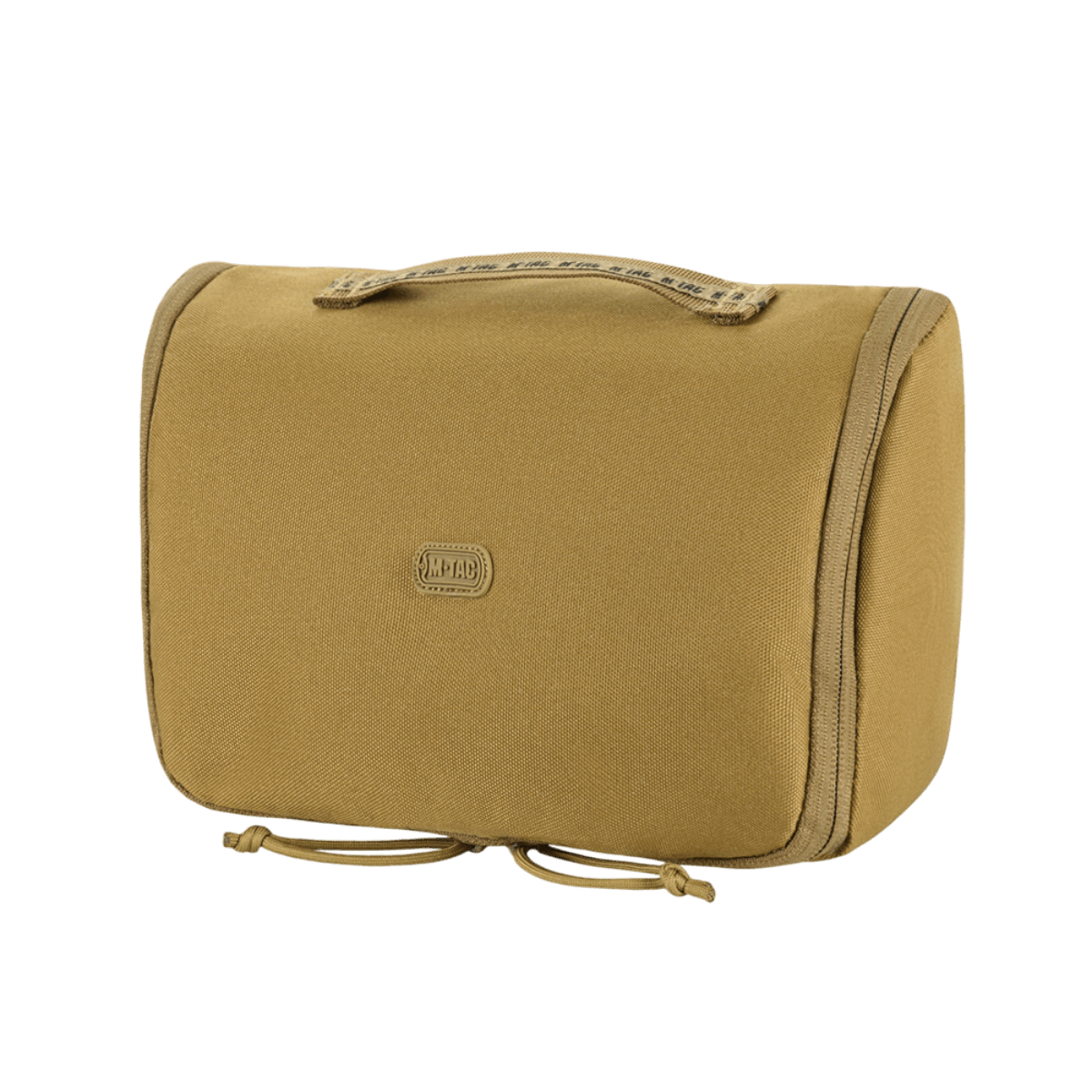 M-Tac Toilettaske i vandafvisende 600D polyester med PVC-belægning, perfekt til opbevaring af hygiejneartikler og småting.