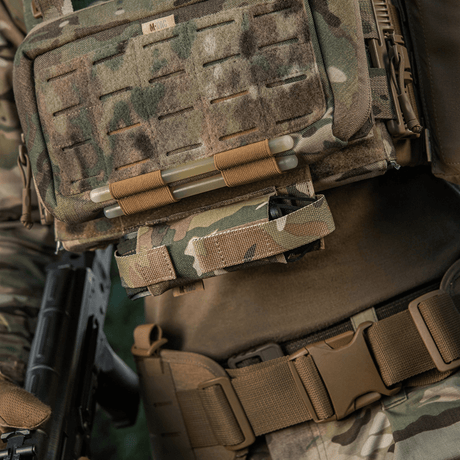 M-Tac Tourniquet Pouch Elastisk VELCRO Gen.II fäst under plate carrier på taktisk utrustning, robust Cordura 500D