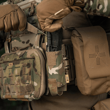M-Tac Tourniquet Pouch Elastisk VELCRO Gen.II med snabb åtkomstlösning fäst på VELCRO-panel under plate carrier-flik