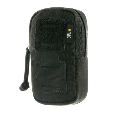 M-Tac PC Utility Pouch Elite i svart med MOLLE-interface och Velcro-panel, tillverkad i 500D Cordura för taktisk användning