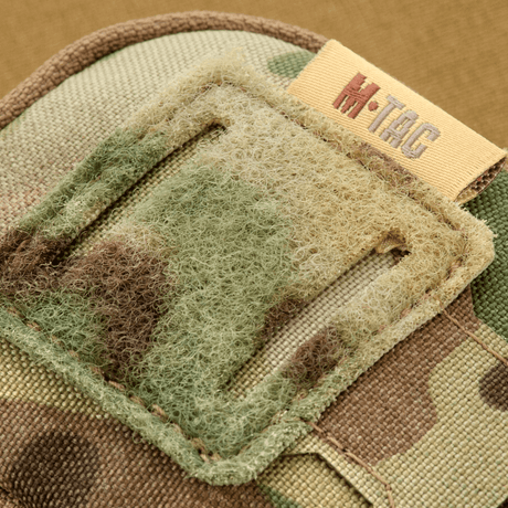M-Tac PC Utility Pouch Elite i camouflage med Velcro-panel för patches och slitstarkt Cordura-material