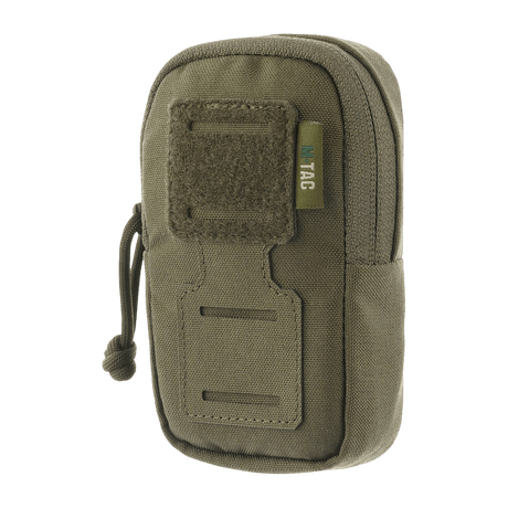 M-Tac PC Utility Pouch Elite, mångsidig 500D Cordura-väska med MOLLE-interface och Velcro-panel, grön färg