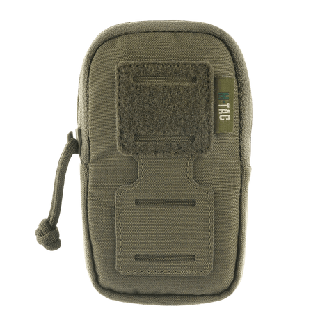 M-Tac PC Utility Pouch Elite, mångsidig Cordura-pouch med MOLLE-interface för förvaring av småsaker, med Velcro-panel och dränering. Mått: 13x6x3 cm
