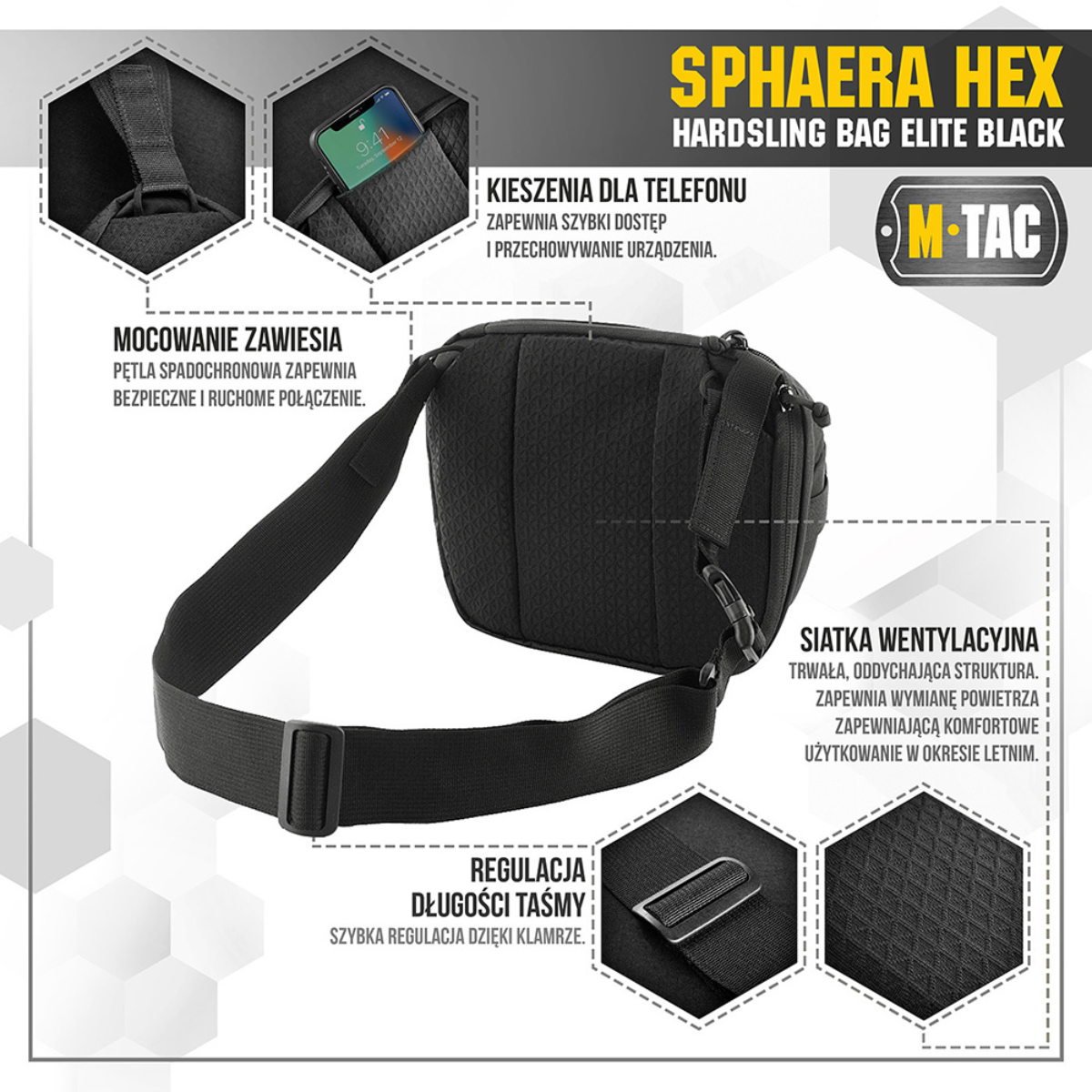 M-Tac Sphaera Hex Hardsling Väska