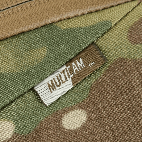 Närbild av M-Tac Sphaera Hex Hardsling Taske Gen.II Elite med MultiCam-mönster och Cordura-material.