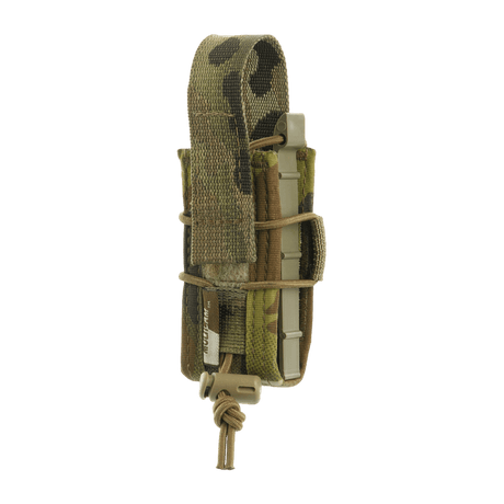 M-Tac Pistol Mag Pouch Gen.3 i Cordura 500D, med MOLLE, för Glock och multitools, taktiska lampor. Avtagbar ventil, justerbar fästanordning.