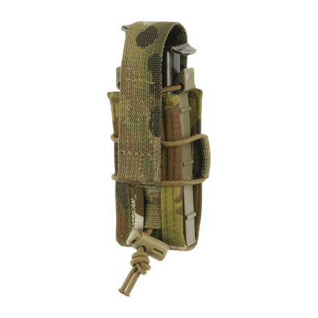 M-Tac Pistol Mag Pouch Gen.3 i camouflage, designad för Glock och multitools med MOLLE-montering, tillverkad av Cordura 500D.