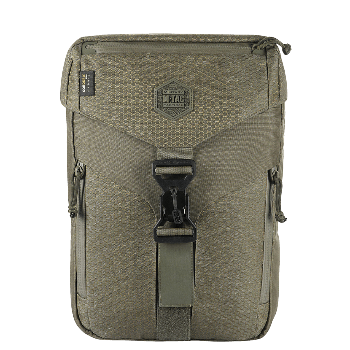 M-Tac Magnet XL Taske Elite Hex i grøn med FidLock lukning og Velcro-panel til universelt hylster. Perfekt skuldertaske fra M-TAC.