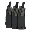 M‑Tac Elastisk Triple Magazine Pouch Elite til tre AK/AR-magasiner, Cordura 500D, MOLLE Laser Cut montering, kompakt design
