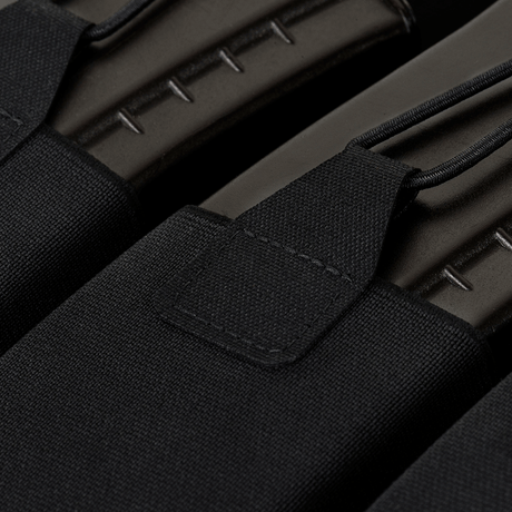 M‑Tac Elastisk Triple Magazine Pouch Elite med Cordura 500D och plats för tre AK/AR-magasin, enkel åtkomst och pålitlig fixering.
