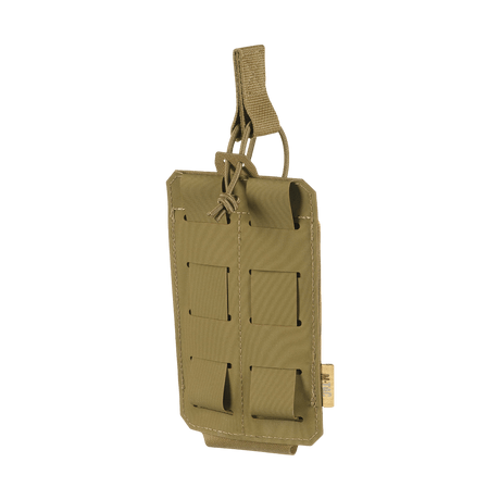 M‑Tac Elastisk Single Magazine Pouch Elite i Cordura 500D med MOLLE-system, kompakt design för AK/AR-magasin.