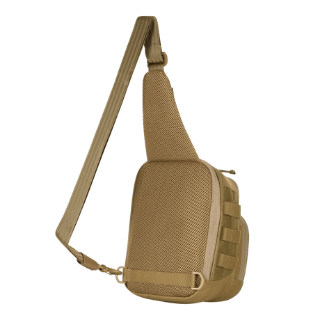 M‑Tac Cross Bag Elite Hex, taktisk slingpack, 5L, Cordura 500, MIL‑SPEC remmar, perfekt för vardag och utrustning.