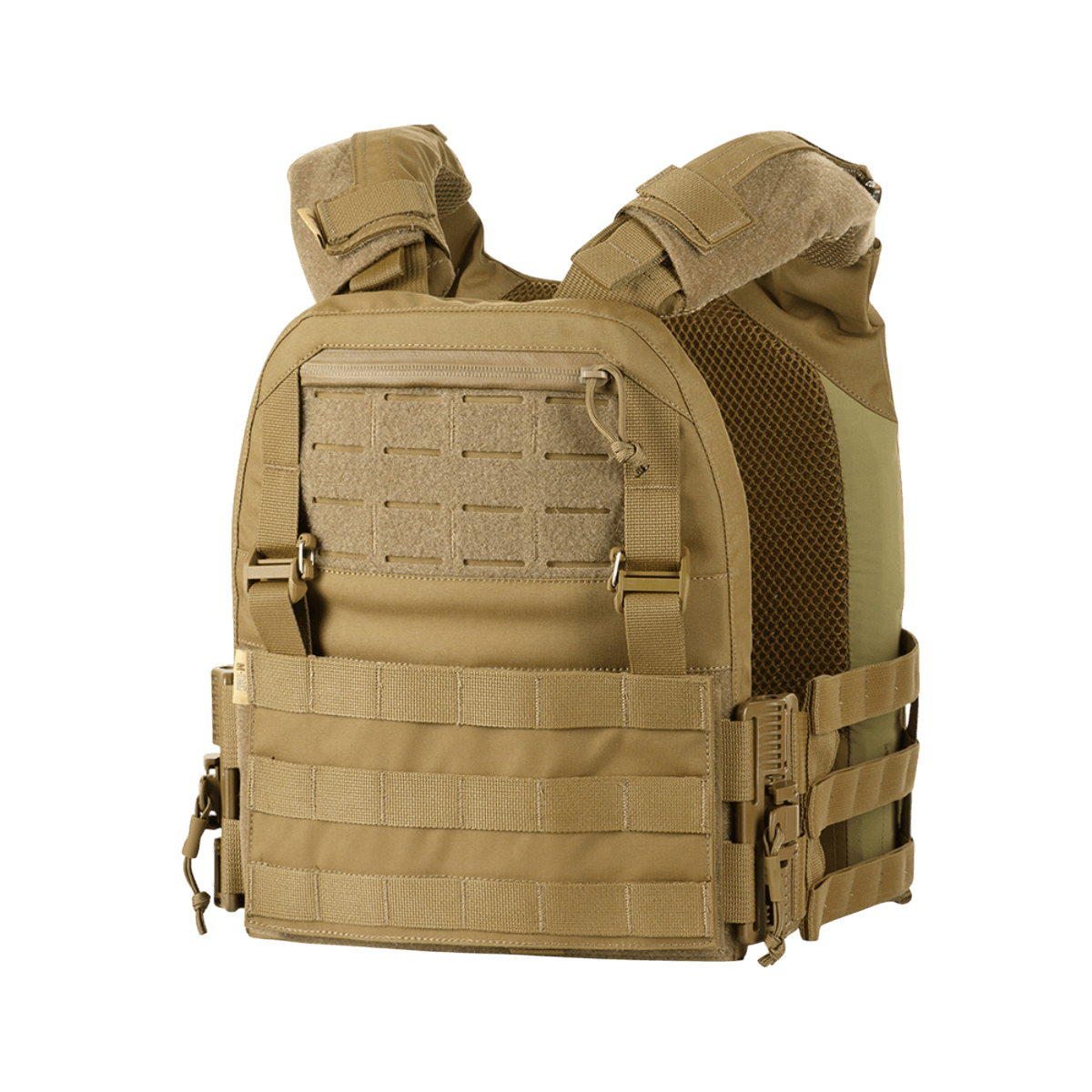 M‑Tac Plate Carrier Cuirass QRS Gen.II, moderne justerbar pladebærer med quick-release system og ergonomisk design, perfekt til taktisk brug