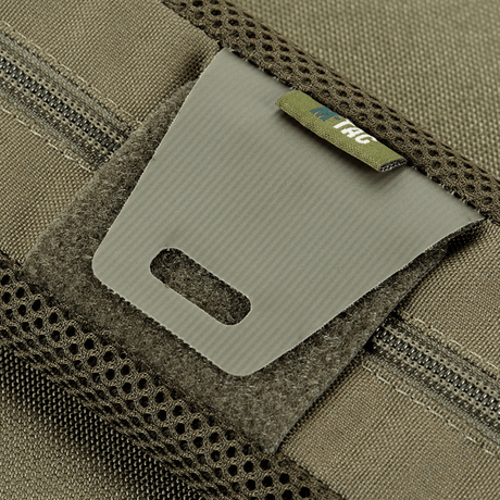 M‑Tac axelremspad 40 mm Elite i robust Cordura med 3D-mesh för ventilation och ökad komfort, grön färg.
