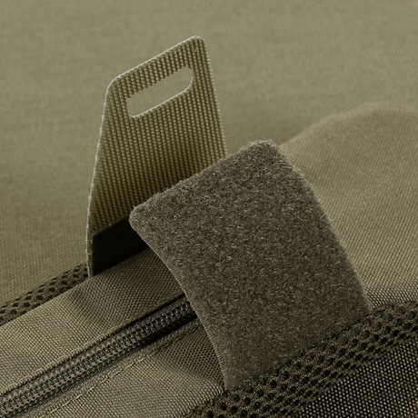 Närbild av M‑Tac axelremspad 40 mm Elite med robusta Cordura-material och 3D-mesh för ventilation och komfort.