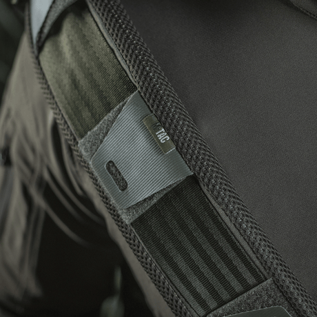 M‑Tac axelremspad 50 mm Elite i Cordura med 3D-mesh för ökad komfort och viktfördelning över axeln.