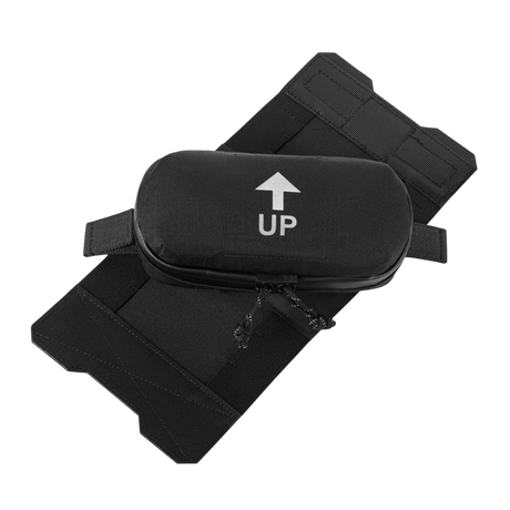 M‑Tac Horizontal Medical Pouch Elite, praktiskt fältkit för första hjälpen, tillverkat av Cordura 500D med YKK AquaGuard-lynlås.