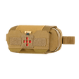 M-Tac Horizontal Medical Pouch Elite, hållbart fältkit för första hjälpen, Cordura 500D, YKK AquaGuard-lynlås, framsida med velcrostängning.