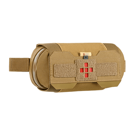 M-Tac Horizontal Medical Pouch Elite i Cordura 500D med YKK AquaGuard-dragkedja och integrerad IFAK-organizer.