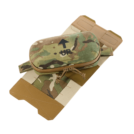 M-Tac Horizontal Medical Pouch Elite, praktiskt förstahjälpskit i fält med Cordura 500D och YKK AquaGuard-dragkedja.