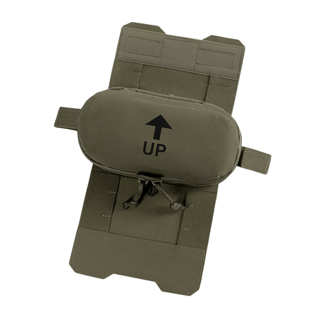 M-Tac Horizontal Medical Pouch Elite i Cordura 500D med inre organizer, YKK AquaGuard-dragkedja för felthjälp.