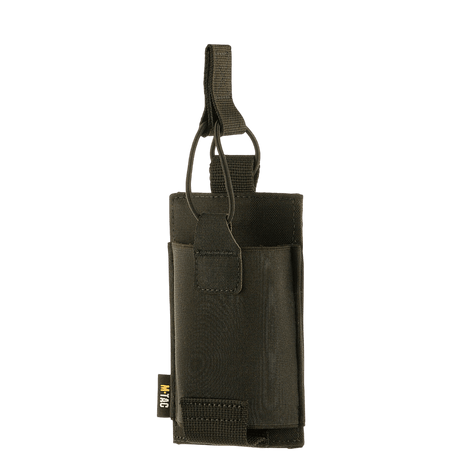 M-Tac elastisk ficka för 1 magasin Elite Cordura i svart, slitstarkt material med säker fästning, teknisk visning, galleri position 1.