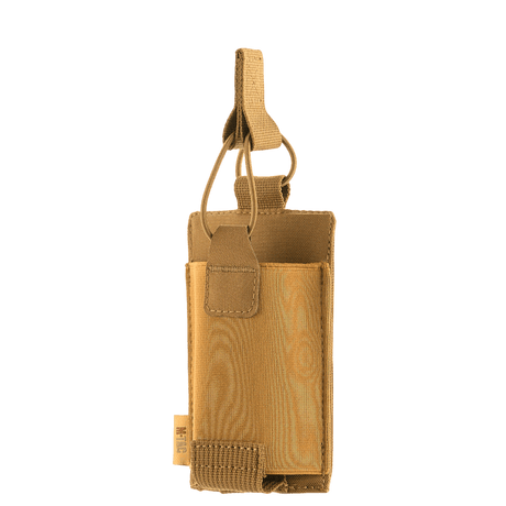M-Tac elastisk ficka för 1 magasin Elite Cordura i coyote med hållbart material och design för säker fästning, galleri position 1.