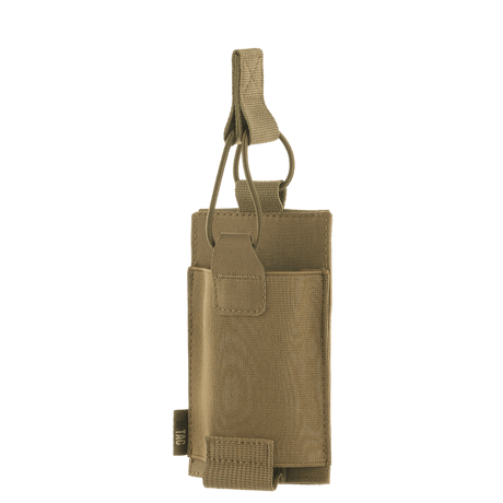 M-Tac elastisk ficka för 1 magasin Elite Cordura i coyote med elastisk fäste, slitstarkt material och teknisk visning, galleri position 1.